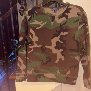 Polo by Ralph Lauren Kids Green Camouflage Sweatshirt